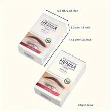 2-In-1 Semi-Permanent Eyebrow Tinting Kit - With Eyebrow Tinting Accessories, Long-Lasting, Sweat-Resistant Eyebrow Tint For A Natural Eyebrow Look, Easy To Apply (Black, Brown)