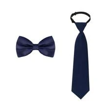 Adjustable Children's Bowknot, Classic Solid Color Bowknot For Boys, Suitable For Wedding, Graduation, School Uniform
