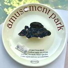 法式发爪夹新款草莓心形醋酸纤维发爪带水钻装饰，甜美可爱发夹发夹，高端贝壳蟹醋酸纤维发爪夹，海洋风格发爪发饰时尚发饰