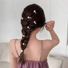Mini Pearl Hair Clips, 20Pcs Brides Pearl Hair Accessories Fashion White Pearl Hair Pins Elegant Hair Barrettes Small Hair Clips Cute Pearl Hair Decorations For Wedding Parties Daily Use, Claw Clips, Hair Claws, Hair Slide, School Stuff