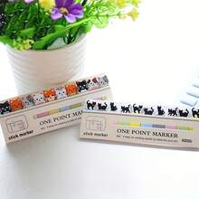150 Sheets/Pack Sticky Notes Set, Cute Cat-Themed - Perfect For Bookmarking & Memos, Office Essentials - 1 Pack Cat - View 8