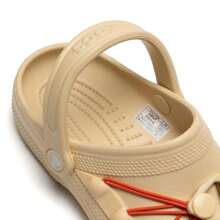 Crocs Sandalias/Pantuflas decorativas clásicas, para viaje al aire libre, diario cómodo, calzado deportivo casual ligero y cómodo de poner y quitar