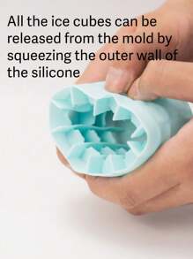 1pc Silicone Ice Cube Mould, Cylinder 3D Ice Cube Maker,Simple Bucket Design Ice Cube Maker Tray With Lid For Kitchen Seafood Sashimi, Back To School Supplies
