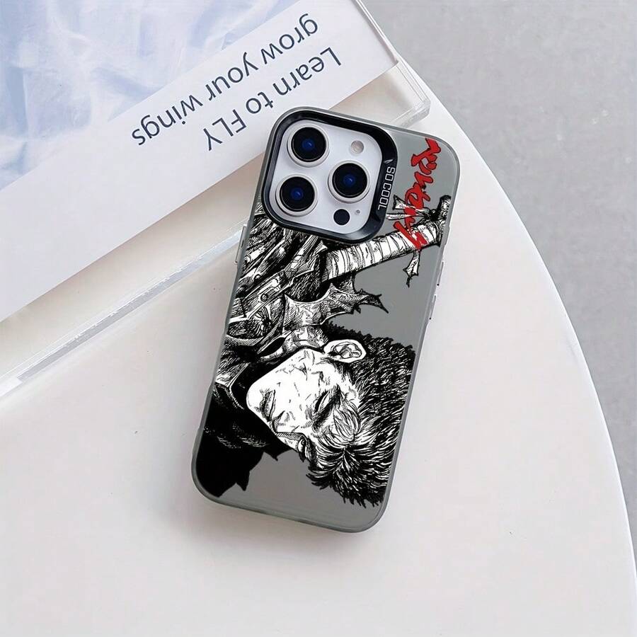 Funda de teléfono Popular Anime Boy 16 compatible con iPhone 16, 15, 14, 13, 12, 11 Pro Max, X, XR, XS Max, 8, 7 Plus, cubierta trasera mate a prueba de golpes. - Mezcla de colores - Ver 1