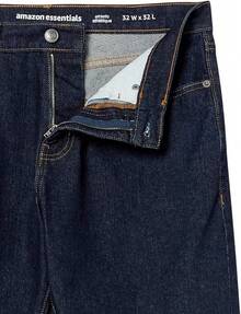 Men's Athletic Stretch Jeans - Colors - Rinsed - View 6