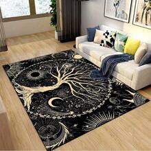 1PC 3.1'x2',8.4'x6' Room Decoration, Room Decor, Party Decor, Mats For Floor Sun Moon Kitchen Rugs Mats Floor, Boho Mandala Kitchen Rugs Non Slip Washable Comfort Kitchen Floor Mat For Home And Office, Best For Christmas, Perfect For Thanksgiving - style5 - 查看 4