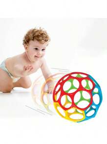 1PC Soft Baby Sensory Rattle Toys Shaker Spin Rattle Early Educational Learning Pliable Grasping Kids Grasp Ball,Gift For Baby