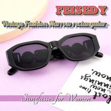 1pc Retro Rectangle Fashion Glasses Women Men ,Y2K,Summer Beach Glasses, 90s Small Narrow Square Glasses,Autumn And Winter Decoration,Mother's Day ,,Driving Traveling Photography Parties Daily Life Decoration Work Glasses CK2322 - 004 - 查看 4