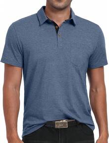 Cotton Polo Shirts Short Sleeve Casual Summer Shirts Classic Collared Golf Shirt With PocketHalloween Christmas New Year