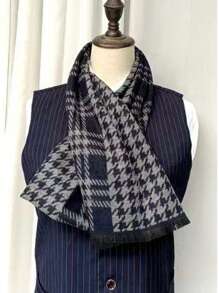 1 pieza Bufanda casual con calidez desmontable hecha a mano para hombre