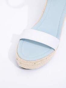 Platform Thick Bottom Waterproof Wedge Rope Roman Sandals
