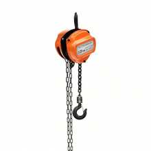 G80 Heavy Duty Manual Chain Hoist, 551lbs Capacity, 9.8ft Lift Height, Durable Alloy Steel, Smooth Operation, Easy To Use, Ideal For Industrial Applications - Orange - View 5
