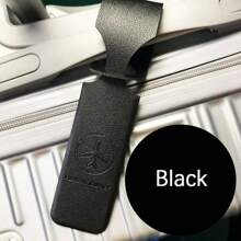 Luggage Tags, Travel Document Holders, Pink And Black, Aircraft Badges, International Travel Suitcase Name Tags With Privacy Protection, Travel Luggage And Backpack Name Tags, Fashionable Beige, Brown, Black, White And Grey Designs, Suitable For Both Men And Women, Luggage Identification, Fashionable Luggage Tags Bag For School School Accessories School Stuff Travel Essential Holiday Vacation Suitcase Accessories