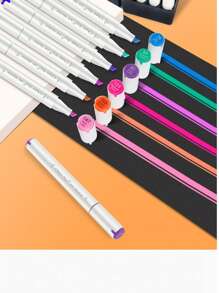 School Supplies, Art - Specific Marker Pens For Painting. Available In 120 - Color, 80 - Color, 60 - Color Sets. These Marker Pens Are For Anime Painting, And The Set Contains Water - Color Pens That Are Not Easy To Fade And Can Be Layered. Marcadores, Christmas Gifts, Essential Items For The Classroom.