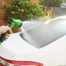 25/50/75ft Expandable Garden Hose Set With 7 Function Spray Nozzle - Durable, Water Hose With Nozzle For Yard Watering, Outdoor Use & Car Washing High Pressure Water Gun - No Power Required