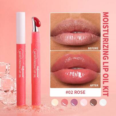 lakerain Lakerain Moisturizing Lip Oil Exfoliating Fading Lip Lines Lip Primer Before Makeup, Small Stick Lip Oil Essence Pen Design