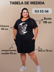 Plus Size Dresses - màu đen - Xem 5