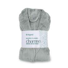 Charme Flannel Robe For Women Comfortable, Warm And Stylish - Dusty Blue - View 4