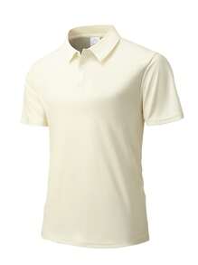 Camisa tipo polo de unicolor, camiseta para hombre de uso exterior, primavera/verano