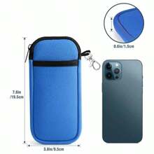 Custodia protettiva portatile per occhiali, adatta per riporre telefoni cellulari, cuffie, occhiali, carte bancarie e altri articoli, adatta per sport, attività all'aperto e conservazione portatile