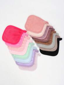 5/10/20 pezzi Panni struccanti riutilizzabili, salviette detergenti per il viso lavabili in lavatrice adatte a tutti i tipi di pelle, trucco, economiche, decorazione camera, toeletta, viaggio, camera da letto, accessori trucco, cuscinetto, applicatore trucco, cuscinetto cipria, spugnetta trucco