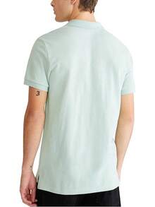 - Men's Polo Shirt - White - View 3