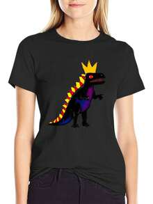 Cool Graphic T-Shirts For Men - Unisex Jean Michel Basquiat T-Shirt, Casual Crewneck Short Sleeve Graphic Tee, X-XXXL - màu đen - Xem 7