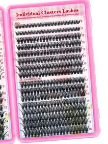 640PCS 30D40D50DDramatic C-Curl 8-16MM Mix DIY Lash Extension Kit Set DIY Bottom Lashes Eyelashes Book Big Volume Soft Individual Cluster Lashes Create A Fluffy Natural Wispy Y2k Butterfly Elements Pink Base Card Look At Home Long Lasting DIY Lashes Glue ,DIY Glue Remover,DIY Lashes Tweezers