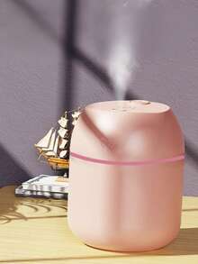 两件套（香薰机+精油），220毫升USB便携式笑脸香薰加湿器喷雾器，10毫升多香精油，适用于家庭、酒店、浴室除臭、香氛、空气清新，持久留香 - 彩色 - 查看 17