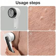 Rasoir à tissu électrique - Efficace, rechargeable USB, écran LED lumineux, un outil efficace pour éliminer les peluches et les boulochages. Compact et portable, un coupe-peluches multifonctionnel. Convient pour les vêtements, la literie, le mobilier, les tapis, les canapés. Produits de nettoyage essentiels, gadgets de nettoyage innovants.