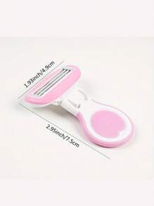 1pc Portable Women's Disposable Razor, 5-Layer Intimate Shaving Razor, Moisturizing Blade, Reusable, Unscented, For Body, Armpits, And Legs Smooth Shaving