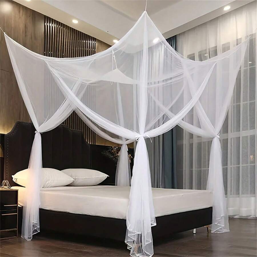 Keep Mosquitoes At Bay With Our Multi-Functional Mosquito Net - Available In Black And White, 2.2m - White - View 1