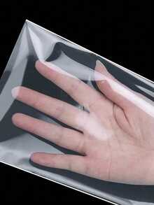 100pcs OPP Transparent Anti-Dust Self-Adhesive Plastic Bags, Multiple Sizes Available For Small Accessories, Baking, Keychains, Pendants, Cards, Holiday Gifts Packaging, Transparent Storage Bags, Packaging Bags - Clear - View 10