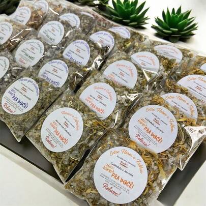 10 Escalda pés Relaxante Lavanda e Camomila