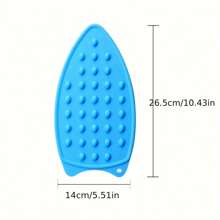 1pc Silicone Hot Pot Mat, Solid Color Heat-Resistant Foldable Waterproof Non-Slip Silicone Placemat
