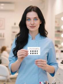 50pcs Referral And Loyalty Discount Card Business Referrals Reward Awards Cards,Double Sided Loyalty Cards For Business Beauty Salons,School Supplies,Back To School