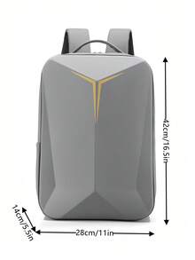 peach tree Men's Laptop Backpack, Business Travel Backpack, Casual Daypack, Shoulder Bag, Computer Bag, Couple Bag, College Backpack, Luggage Bag With Functional Large Capacity Multi Pockets, Suitable For Holiday, Travel, Fitness, School, Office, Gifts For Men, Back To School, Halloween, Christmas Laptop Bag Large Capacity Bag - Grey - View 3