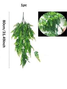 1/2/5pcs 31.49 Inch Artificial Hanging Bamboo Rattan, Artificial Hanging Fern, Vine Hanging Green Decorative Plants, UV Protection, Suitable For Outdoor Garden Yard Decoration, Wedding Decoration, Wedding Venue Decoration, Corridor Balcony Decoration, Party Decoration