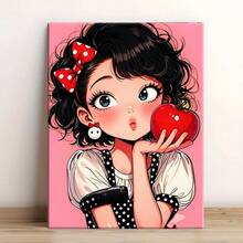 1pc Latest Anime Girl Pattern 5D Diamond Painting Kit, DIY Diamond Mosaic Artwork, Suitable For Home Wall Decor, Handmade Gift For Halloween & Christmas, Frameless - Multicolor - View 10