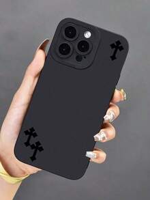 Apple Women Autumn Vibes Cross Pattern Liquid Silicone Mobile Phone Case Full-Body Protection Shockproof Anti-Fall TPU Soft Rubber Case Compatible With IPhone 11/12/13/14/15/15pro/15 Plus/15 Promax/7plus/8plus/X/Xs Max/Xr/11pro/12pro/13pro/14pro/12mini/13mini/11promax/12promax/13promax/14promax/14plus/6/6s/6plus/7/8/Se& Galaxy/A54/A14/A12/A13/A15/A32/A33/A24/A52S/S20/S21/S22/S23/S24/S23Plus/S24ultra Waterproof Scratch ResistantFOR-YOUR-BELOVED-PHONE Christmas Gifts Christmas Gifts