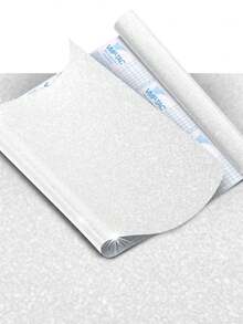 Glitter Adhesive Roll Wallpaper 45cmx10 Meters Home Decoration Covering Shine Bedroom Contact - 白色 - 查看 4