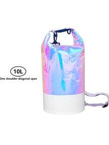 10升/20升彩色防水干袋 - 双提手/肩带设计游泳装备包，配备多功能扣环系统 - 双肩背/漂浮式，泳池、冲浪、皮划艇、海滩和沙滩必备配件