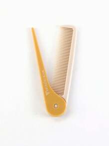 1pc Foldable Pink Comb , Portable Travel Hairbrush, Convenient Storage, Great Gift For Women,Hair Brush,Comb,Hair Tools,Hair Products And Accessories For Barber Salon Beauty Travel Essentials,Back To School,Travel Holiday Essentials,Hair Accessories For Women