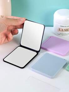 Double-Sided Folding Makeup Mirror ,Small Square Compact Portable Pocket Mirror,Foldable Compact Mini Makeup Mirror, Portable Double-Sided Square Pocket Mirror For Students, Girls, Women, Travel Gift 4 Colour, Mother Day Gift, Mother's Day,Gift For Mom,Gift For Mother Back To School - Multicolor - View 8