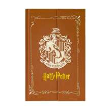 Harry Potter 1pc Blue Hard Skin Harry Potter Notebook, Gryffindor, Slytherin, Hufflepuff, Ravenclaw,Hogwarts College Badge Theme Hardcover Diary Surrounding Books Retro Handbook Portable Journal Notebook For Office