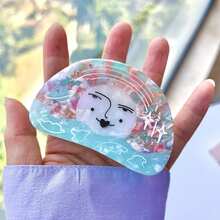 法式发爪夹新款草莓心形醋酸纤维发爪带水钻装饰，甜美可爱发夹发夹，高端贝壳蟹醋酸纤维发爪夹，海洋风格发爪发饰时尚发饰