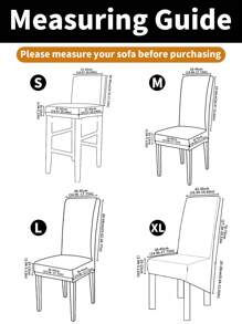 1 pièce Housse de chaise noire unie brossée, housse de chaise simple et unie extensible anti-poussière pour salle à manger, hôtel, salon, bureau, gris foncé, convient pour la décoration d'automne, la décoration de la pièce, la rentrée scolaire, les fournitures scolaires