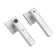 4-in-1 intelligentes Fingerabdruck-Türschloss mit Griff und Touchpad - Entriegelung per Fingerabdruck/Passwort/IC-Karte/Schlüssel. Schlüssellose Eingangstür für einfache Installation ohne Bohren, geeignet für verschiedene Szenarien