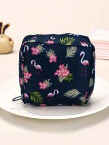 1pc Cute Cartoon Multi.Purpose Waterproof StorageBag-Big Capacity SanitaryNapkin Storage Bag CosmeticStorage Bag Student TravelEssentials Pencil Bag WalletStationery Storage Bag(ThePrinting Position Of ThePattern Is Not Fixed),BohoVibes