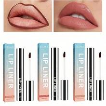 3PCS Peel-Off Lip Liner Set – Matte Finish, Waterproof & Transfer-Proof - 1set(3 colors) - View 1